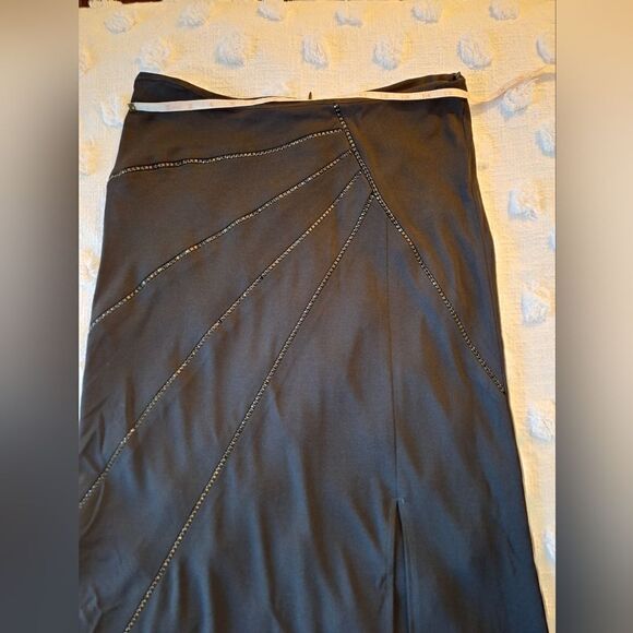 XL Nicole Bakti maxi skirt rhinestone detail, party night - Picture 7 of 16